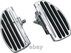 Kuryakyn Moto Motorcycle Motorbike ISO Floorboards Passenger HD Black / Chrome