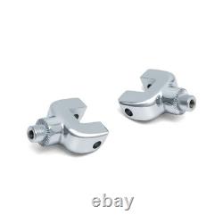 Kuryakyn Motorcycle Motorbike Splined Passenger Peg / Floorboard Adapter Chrome