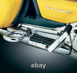 Kuryakyn Passenger Chrome Rubber Transformer Floorboards Honda Goldwing 1800 F6B