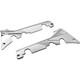 Kuryakyn Passenger Floorboard Side Covers Chrome #7506 For Honda Goldwing