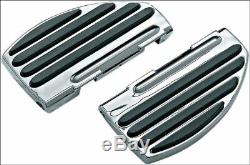 Kuryakyn Passenger Rear ISO-Floorboards Boards for Harley FLH FLST FLD Chrome