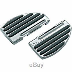 Kuryakyn Passenger Rear ISO-Floorboards Boards for Harley FLH FLST FLD Chrome