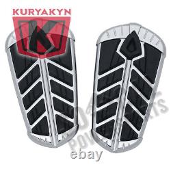 Kuryakyn Spear Passenger Floorboard Inserts Chrome 5656