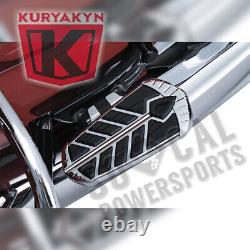 Kuryakyn Spear Passenger Floorboard Inserts Chrome 5656