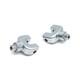 Kuryakyn Splined Passenger Peg / Floorboard Adapter Chrome