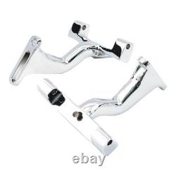 MCS Mount Bracket Passenger Floorboard Raised Chrome For 93-26 FLT/Touring