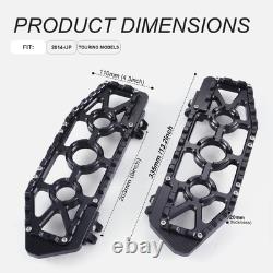 MX Driver Passenger Footboards For Harley Street Glide CVO Ultra 1980-2025