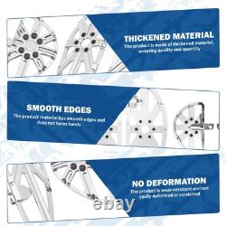 Motorcycle Floorboards Set Driver Front Footboards and Rear Passenger Foot Pe