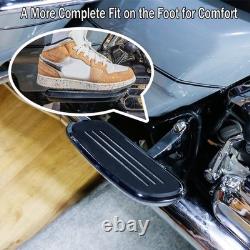 Motorcycle Footboards Passenger Floorboard and Mount Kit Fit for Harley Touri