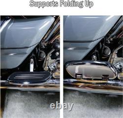 Motorcycle Footboards Passenger Floorboard and Mount Kit Fit for Harley Touri