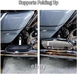 Motorcycle Footboards Passenger Floorboard and Mount Kit Fit for Harley Touri