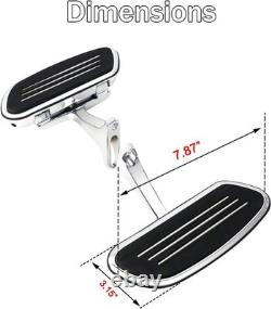 Motorcycle Footboards Passenger Floorboard and Mount Kit Fit for Harley Touri