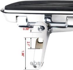 Motorcycle Footboards Passenger Floorboard and Mount Kit Fit for Harley Touri