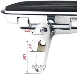 Motorcycle Footboards Passenger Floorboard and Mount Kit Fit for Harley Touri