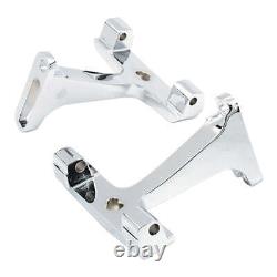 Motorcycle Storehouse Mount Bracket Passenger Floorboard Stock Height Chrome