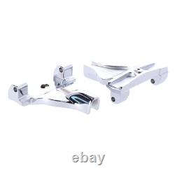 Motorcycle Storehouse Passenger Floorboard Mount Brackets For M8 Softail Chrome