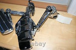 NEW withTAG chrome rider/passenger motorcycle accessory floorboard ERGO unlighted