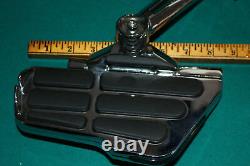 NEW withTAG chrome rider/passenger motorcycle accessory floorboard ERGO unlighted