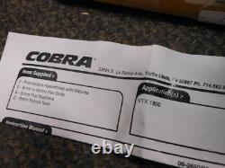 New Cobra Swept Chrome Passenger Floorboards Honda 2002 2004 VTX1800 06-4650