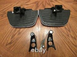 OEM Genuine Harley Davidson Softail Passenger Floorboard KIT 2000-2017