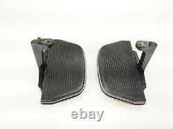 OEM Harley Davidson 93-22 Touring Rear Passenger Floor FootBoards Chrome Bottoms