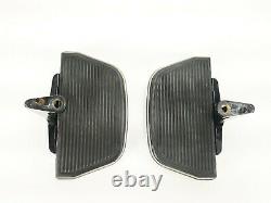 OEM Harley Davidson 93-22 Touring Rear Passenger Floor FootBoards Chrome Bottoms