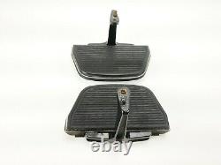 OEM Harley Davidson 93-22 Touring Rear Passenger Floor FootBoards Chrome Bottoms