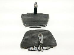 OEM Harley Davidson 93-22 Touring Rear Passenger Floor FootBoards Chrome Bottoms