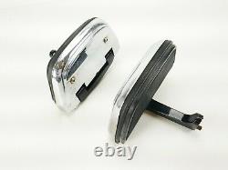 OEM Harley Davidson 93-22 Touring Rear Passenger Floor FootBoards Chrome Bottoms