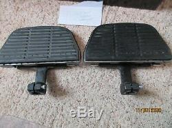 OEM Harley Davidson FLT FLHT Touring Passenger Floorboards With HD Chrome Covers