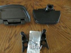 OEM Harley Davidson Softail Passenger Floorboard KIT Black 2000-17 NEW