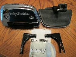 OEM Harley Davidson Softail Passenger Floorboard KIT HD Script covers -2000-17