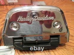 OEM Harley Davidson Softail Passenger Floorboard KIT W HD Script covers -2000-16