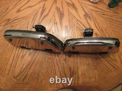 OEM Harley Davidson Touring 1980 Tour glide Chrome Passenger Floorboards