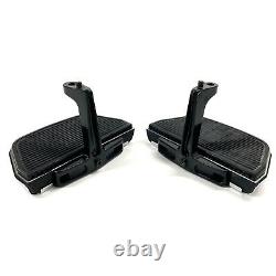 OEM Harley Touring Chrome Script Passenger Floorboards Foot Floor Boards Mounts