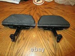 OEM Harley Touring Electra Ultra Trike Passenger Floorboards-New Chrome Covers