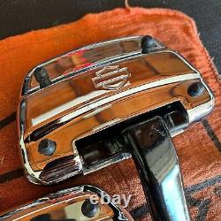 Oem Harley Davidson Chrome Dyna Passenger Footboards Floorboards Fxd Fxdx