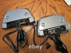 Oem Harley Davidson Touring Passenger Lighted Floor Board Kit- Chrome Covers