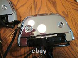 Oem Harley Davidson Touring Passenger Lighted Floor Board Kit- Chrome Covers