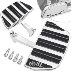 PBYMT Motorcycle Passenger Footboard Floorboard with Mount Bracket Kit Fit fo