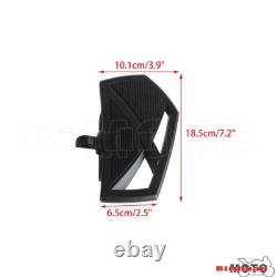 Pair Passenger Floorboards Foot Pegs For Harley Softail Low Rider Street Fat Bob