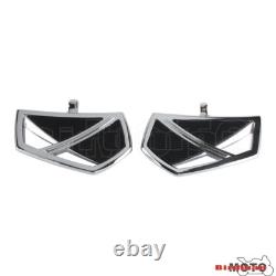 Pair Passenger Floorboards Foot Pegs For Harley Softail Low Rider Street Fat Bob