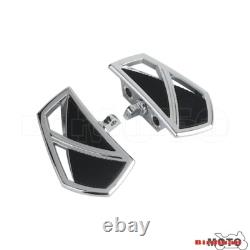 Pair Passenger Floorboards Foot Pegs For Harley Softail Low Rider Street Fat Bob Pair Passenger Floorboards Foot Pegs For Harley Softail Low Rider Street Fat Bob