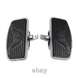 Pair Rider Passenger Floorboards Foot Pegs For Harley Touring Sportster 883 1200