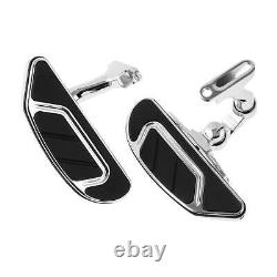 Passenger Floorboards & Footpegs Long Angled Mount Fit For Harley Touring 93-23