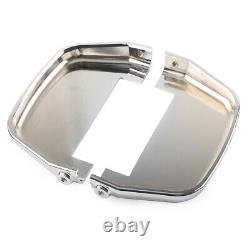 Passenger Foot Peg Floorboard Cover For Harley Road Electra Street Glide Chrome