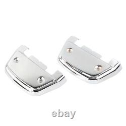 Passenger Footboard Floorboard Covers Fit For Harley Touring Road Glide Chrome