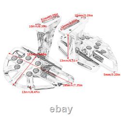 Passenger Hollow Out Floorboards For Harley 93-ON Touring CVO Road Street Glide