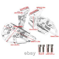 Passenger Hollow Out Floorboards For Harley 93-ON Touring CVO Road Street Glide