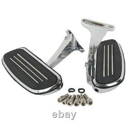 Pegstreamliner Passenger Floorboards + 1 1/4 Foot Pegs Fit For Harley Touring